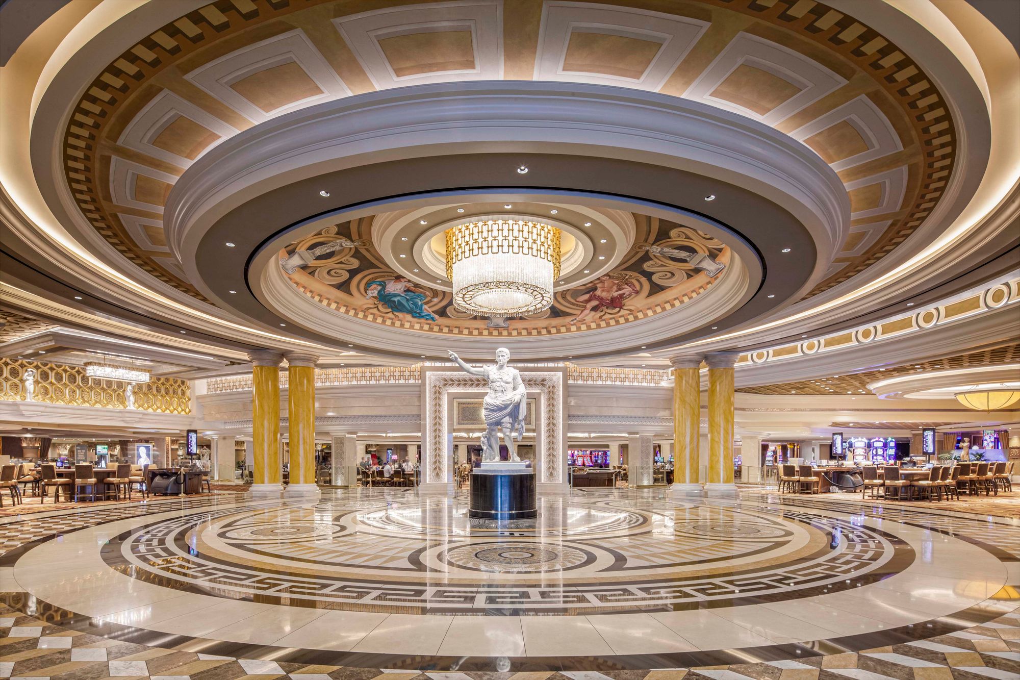 Caesars Palace remodels of its main entrance - Eater Vegas