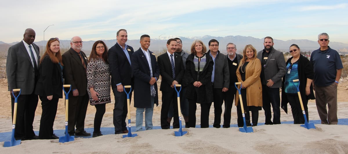 CSN Broke Ground The Center of Excellence in Henderson