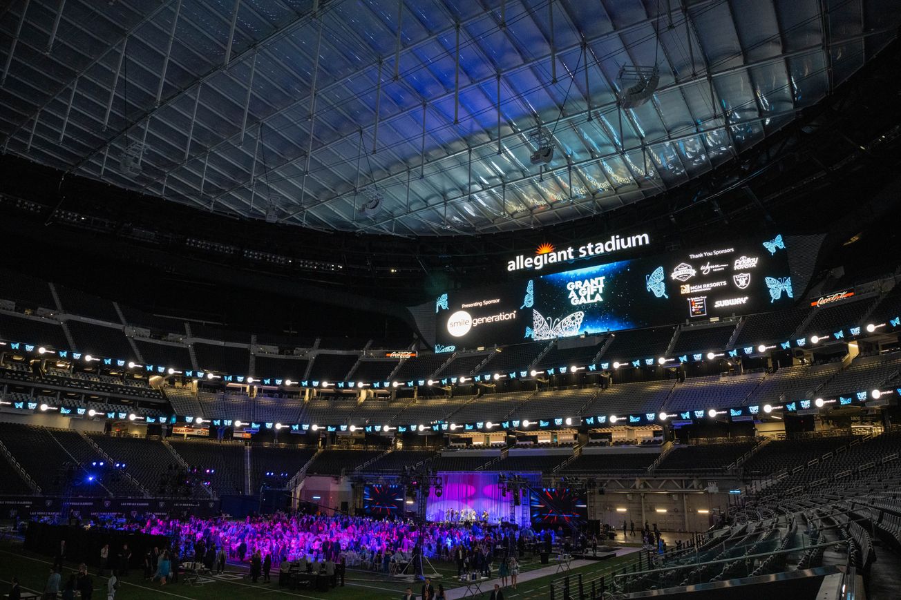 Ribbon-cutting marks official opening of Allegiant Stadium