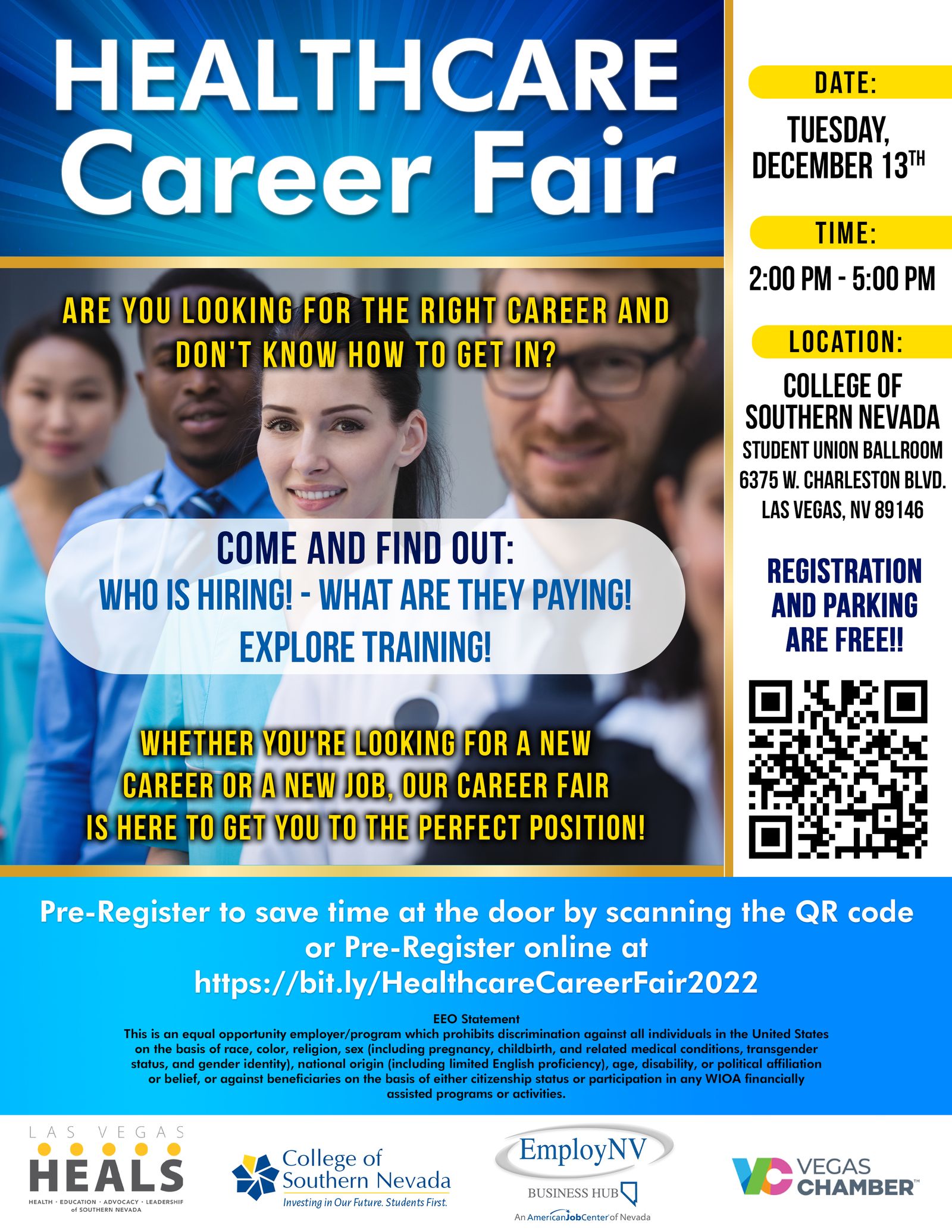 December 13: Healthcare Career Fair Offers Employment and Training ...