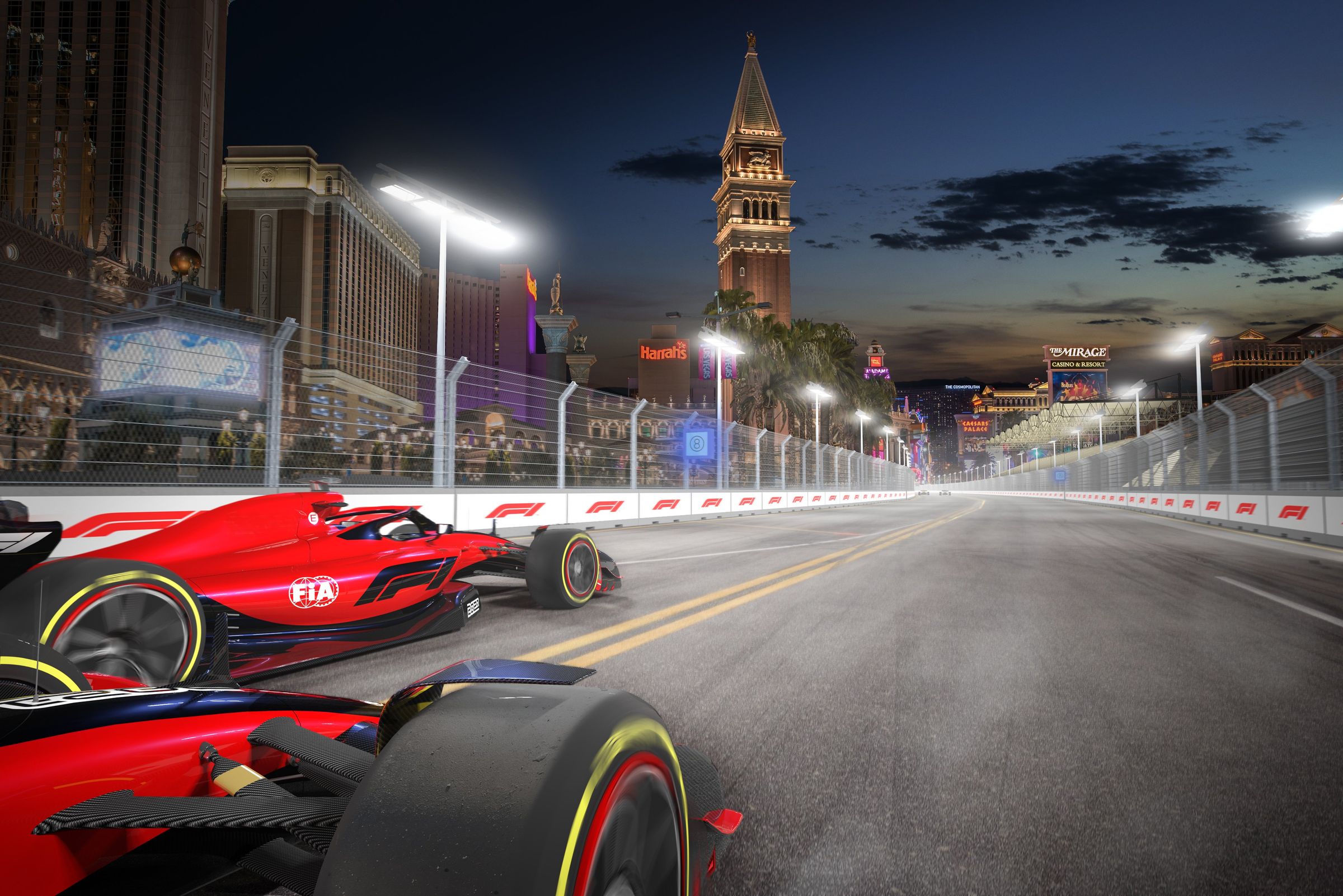 F1 Confirmed Las Vegas Grand Prix Night Race From 2023